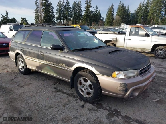 1999 Subaru Legacy Wagon Outback with VIN 4S3BG6856X7603852, listed as a IAAI auction lot 41299373 with 168,991 mi miles. Bid and sale history available at carsss.com. Image 1.