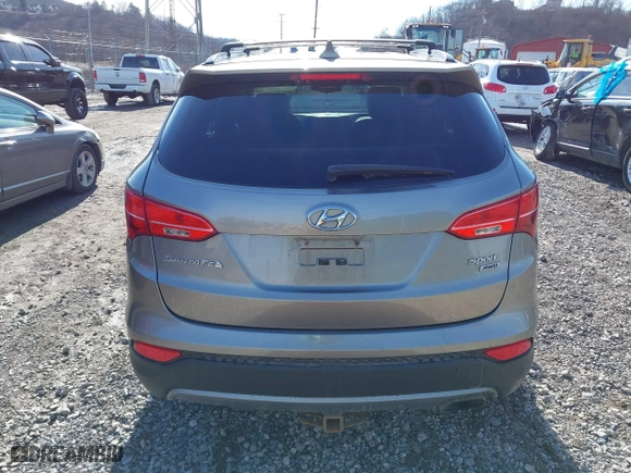 2013 Hyundai Santa Fe Sport with VIN 5XYZUDLB8DG005088, listed as a IAAI auction lot 41698330 with 127,318 mi miles. Bid and sale history available at carsss.com. Image 16.