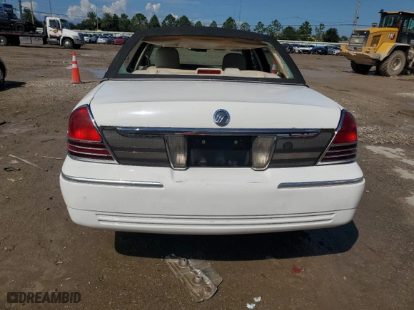 2007 Mercury Grand Marquis LS with VIN 2MEFM75WX7X604153, listed as a Copart auction lot 71976844 with 97,614 mi miles and Salvage Title. Bid and sale history available at carsss.com. Image 6.