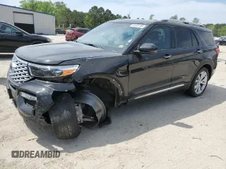2023 Ford Explorer Platinum with VIN 1FM5K8HC8PGB47242, listed as a Copart auction lot 53545195 with 17,214 mi miles and Salvage title. Bid and sale history available at DreamBid. Image 1.