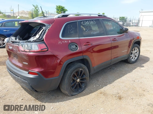 2019 Jeep Cherokee Latitude Plus z VIN 1C4PJLLB1KD220432, wystawiony jako IAAI lot #42395512 z przebiegiem 120 011 mil mil oraz . Historia ofert i sprzedaży dostępna na DreamBid. Obrazek 4.