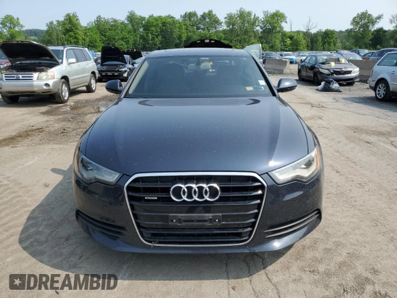 2015 Audi A6 Premium Plus with VIN WAUGFAFC4FN002525, listed as a Copart auction lot 60429015 with 73,835 mi miles and Salvage title. Bid and sale history available at DreamBid. Image 5.