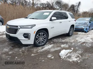 2022 Chevrolet Traverse High Country with VIN 1GNEVNKW3NJ120485, listed as a IAAI auction lot 41359102 with 82,749 mi miles and . Bid and sale history available at DreamBid. Image 18.