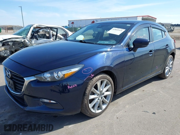 2017 Mazda 3 Touring with VIN 3MZBN1L7XHM119916, listed as a IAAI auction lot 41853321 with 118,822 mi miles. Bid and sale history available at carsss.com. Image 17.