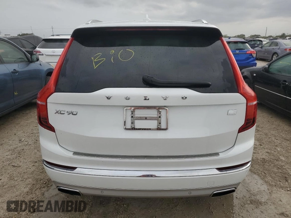 2021 Volvo XC90 Inscription Expression with VIN YV4BR0CL5M1763097, listed as a Copart auction lot 76140064 with 0 mi miles and Non Repairable. Bid and sale history available at carsss.com. Image 6.