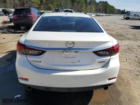 2016 Mazda Mazda6 i Grand Touring with VIN JM1GJ1W55G1430258, listed as a Copart auction lot 48597125 with 182,676 mi miles and Salvage Title. Bid and sale history available at carsss.com. Image 6.
