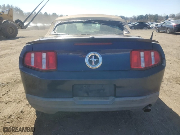 2010 Ford Mustang V6 with VIN 1ZVBP8EN1A5175639, listed as a Copart auction lot 48680635 with 159159 miles and Clean Title. Bid and sale history available at carsss.com. Image 6.