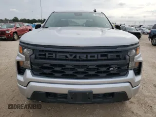 2022 Chevrolet Silverado 1500 Custom with VIN 1GCPABEK8NZ564404, listed as a Copart auction lot 47137815 with 24,760 mi miles and Salvage Title. Bid and sale history available at DreamBid. Image 5.