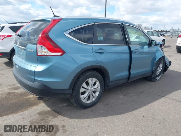 2014 Honda CR-V EX-L with VIN 2HKRM4H70EH618093, listed as a IAAI auction lot 41864840 with 23,065 mi miles. Bid and sale history available at carsss.com. Image 4.