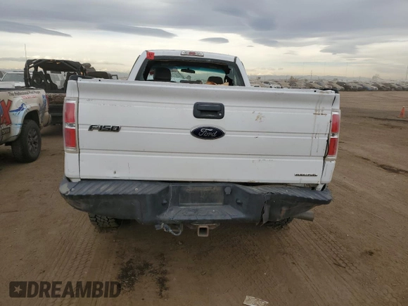 2014 Ford F-150 XL with VIN 1FTNF1EF8EKF10907, listed as a Copart auction lot 85311594 with Not provided miles and Salvage title. Bid and sale history available at DreamBid. Image 6.