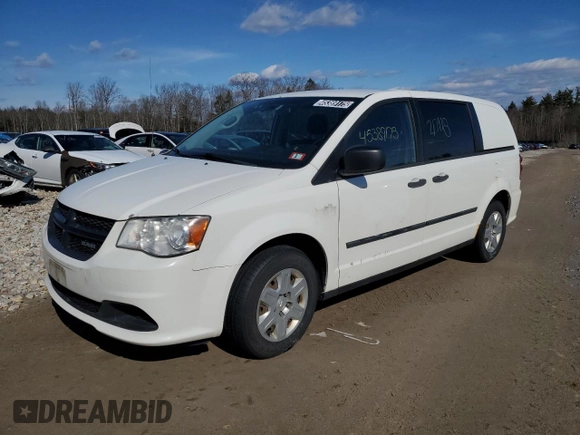 2013 Ram Cargo Van Tradesman with VIN 2C4JRGAG6DR680450, listed as a Copart auction lot 45389175 with 217,118 mi miles and Clean Title. Bid and sale history available at carsss.com. Image 1.