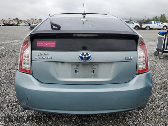 2012 Toyota Prius One with VIN JTDKN3DU9C1492423, listed as a Copart auction lot 55900715 with 368,680 mi miles and Clean Title. Bid and sale history available at DreamBid. Image 6.