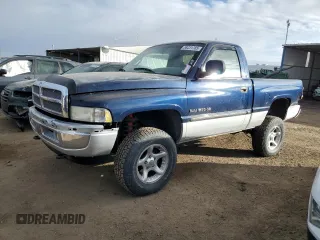 2001 Dodge 1500 z VIN 1B7HF16ZX1S166402, wystawiony jako Copart lot #88231785 z przebiegiem 191 122 mil mil oraz Szkoda całkowita • Salvage title. Historia ofert i sprzedaży dostępna na DreamBid. Obrazek 1.