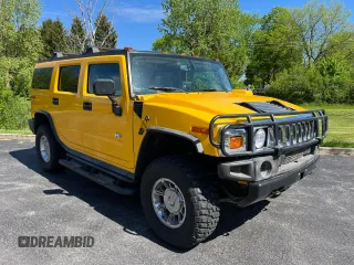 2003 Hummer H2 with VIN 5GRGN23UX3H112710, listed as a Copart auction lot 88229785 with 64,186 mi miles and Salvage Title. Bid and sale history available at carsss.com. Image 1.