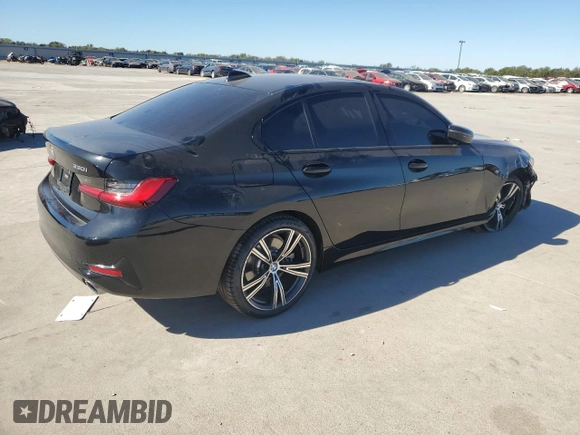 2019 BMW 3 Series 330i with VIN 3MW5R1J56K8A03860, listed as a Copart auction lot 80941324 with 69,114 mi miles and Salvage Title. Bid and sale history available at carsss.com. Image 3.