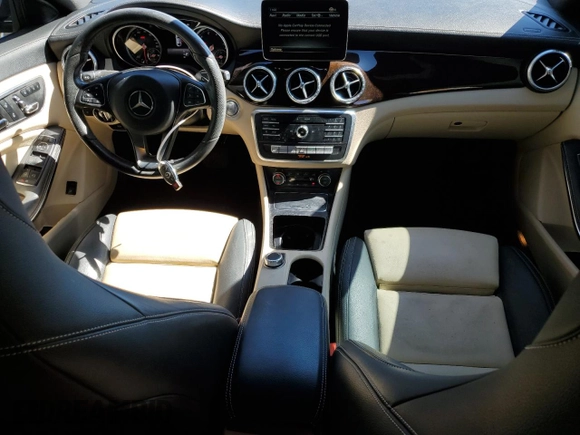 2018 Mercedes-Benz CLA 250 with VIN WDDSJ4GB4JN526677, listed as a Copart auction lot 43806484 with 61,112 mi miles and . Bid and sale history available at DreamBid. Image 8.