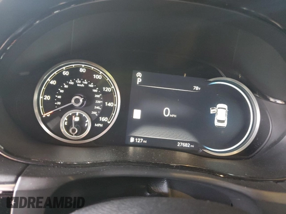 2023 Genesis GV70 Sport with VIN KMUMCDTC3PU084756, listed as a Copart auction lot 53306245 with 27,682 mi miles and Salvage Title. Bid and sale history available at DreamBid. Image 9.
