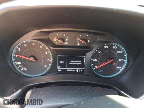 2018 Chevrolet Equinox LT with VIN 2GNAXSEV7J6266373, listed as a Copart auction lot 58294824 with 100,038 mi miles and Salvage Title. Bid and sale history available at carsss.com. Image 9.