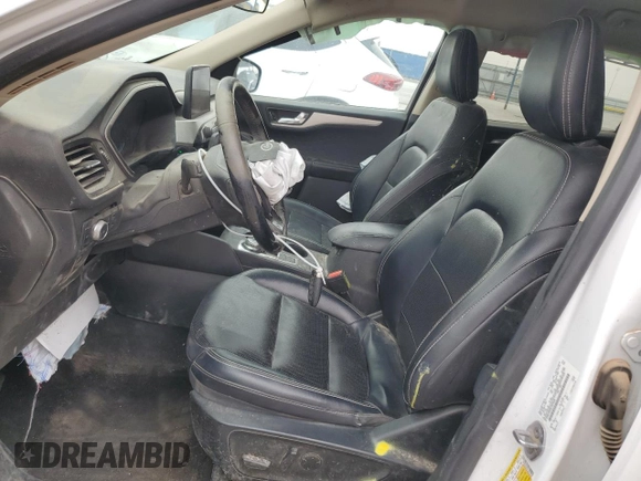 2020 Ford Escape SEL with VIN 1FMCU0H62LUB18280, listed as a Copart auction lot 53116495 with 89,460 mi miles and Salvage Title. Bid and sale history available at carsss.com. Image 7.