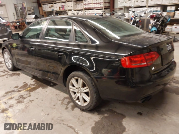 2010 Audi A4 2.0T Premium with VIN WAUBFAFL5AN049629, listed as a IAAI auction lot 41364160 with 94,778 mi miles. Bid and sale history available at carsss.com. Image 3.
