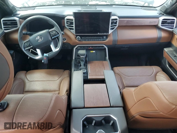 2022 Toyota Tundra 1794 Edition with VIN 5TFMA5DB7NX001779, listed as a Copart auction lot 55788825 with 51,582 mi miles and Salvage title. Bid and sale history available at DreamBid. Image 8.