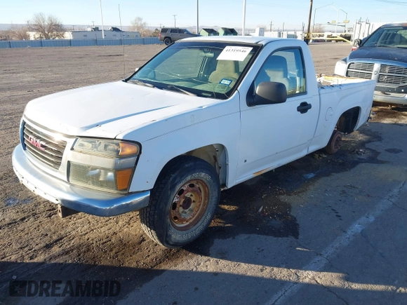 2007 GMC Canyon SL with VIN 1GTCS149178252678, listed as a IAAI auction lot 41319546 with 124,258 mi miles. Bid and sale history available at carsss.com. Image 2.