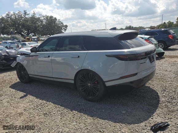 2025 Land Rover Range Rover Velar Dynamic SE with VIN SALYL2EXXSA393426, listed as a Copart auction lot 72162424 with 816 mi miles and Salvage Title. Bid and sale history available at carsss.com. Image 2.