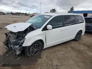2018 Dodge Grand Caravan GT with VIN 2C4RDGEG9JR319348, listed as a Copart auction lot 75254424 with 52,284 mi miles and Clean Title. Bid and sale history available at carsss.com. Image 1.
