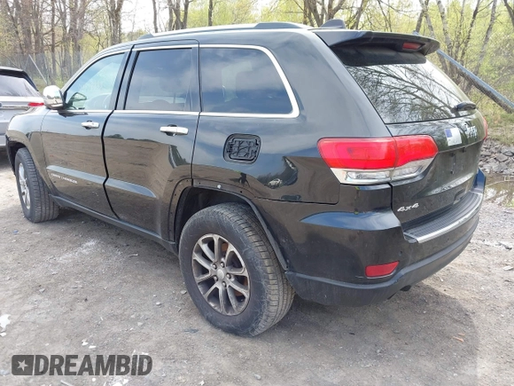 2014 Jeep Grand Cherokee Limited with VIN 1C4RJFBG9EC258590, listed as a IAAI auction lot 42178333 with 125,861 mi miles and . Bid and sale history available at DreamBid. Image 3.