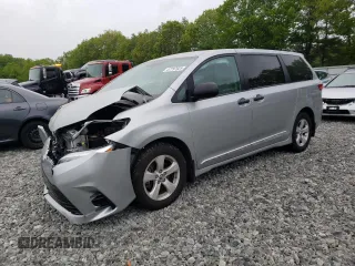 2020 Toyota Sienna L z VIN 5TDZZ3DC6LS028115, wystawiony jako Copart lot #57797925 z przebiegiem 73 365 mil mil oraz Szkoda całkowita • Salvage title. Historia ofert i sprzedaży dostępna na DreamBid. Obrazek 1.