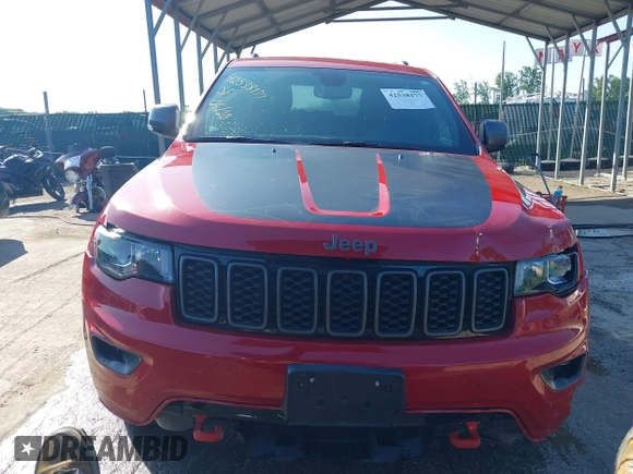 2021 Jeep Grand Cherokee Trailhawk with VIN 1C4RJFLG8MC549403, listed as a IAAI auction lot 42538177 with 33,124 mi miles and . Bid and sale history available at DreamBid. Image 12.