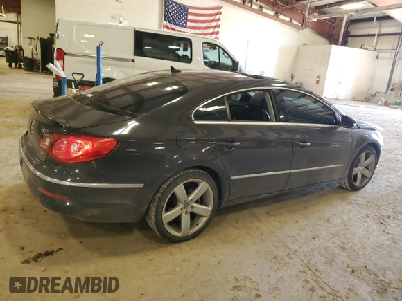 2012 Volkswagen CC Lux Plus with VIN WVWHP7AN1CE508843, listed as a Copart auction lot 51503135 with 162,917 mi miles and Clean title. Bid and sale history available at DreamBid. Image 3.