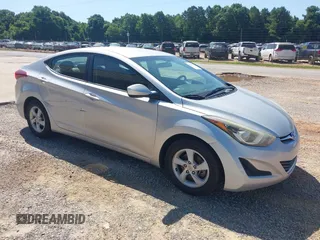 2015 Hyundai Elantra SE z VIN 5NPDH4AE1FH631203, wystawiony jako IAAI lot #42567021 z przebiegiem 142 544 mil mil oraz . Historia ofert i sprzedaży dostępna na DreamBid. Obrazek 1.