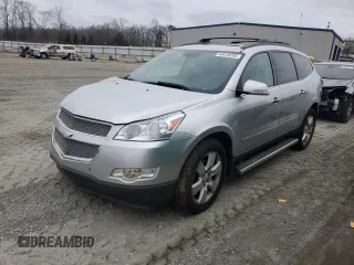 2011 Chevrolet Traverse LTZ z VIN 1GNKRLED5BJ399116, wystawiony jako Copart lot #44416285 z przebiegiem 166 100 mil mil oraz Szkoda całkowita • Salvage title. Historia ofert i sprzedaży dostępna na DreamBid. Obrazek 1.