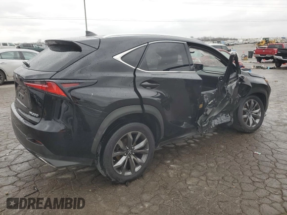 2018 Lexus NX with VIN JTJYARBZXJ2098702, listed as a Copart auction lot 49860725 with 66,867 mi miles and Non Repairable. Bid and sale history available at carsss.com. Image 3.