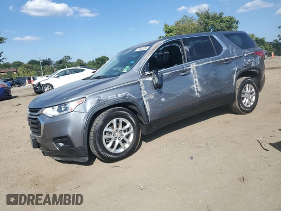 2019 Chevrolet Traverse LS with VIN 1GNERFKW2KJ167142, listed as a Copart auction lot 70582354 with 88,677 mi miles and Salvage Title. Bid and sale history available at carsss.com. Image 1.