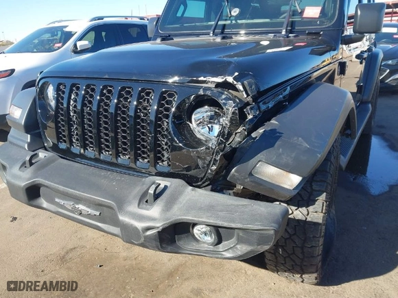 2024 Jeep Wrangler Willys with VIN 1C4PJXDN1RW109751, listed as a IAAI auction lot 41325687 with 17,265 mi miles. Bid and sale history available at carsss.com. Image 6.