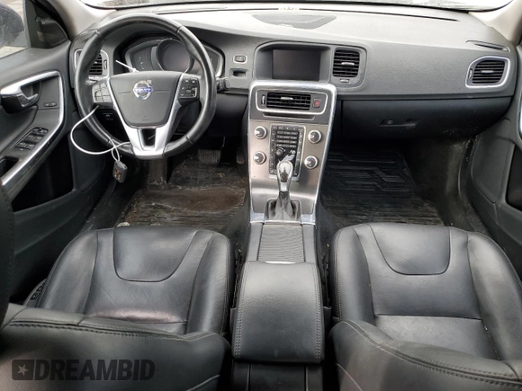 2015 Volvo S60 T5 Platinum with VIN YV1612TM5F1341358, listed as a Copart auction lot 46042365 with 0 mi miles and Salvage Title. Bid and sale history available at carsss.com. Image 8.