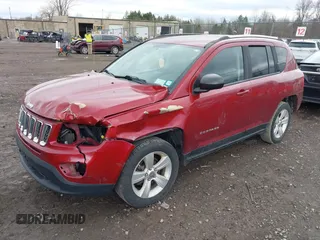 2012 Jeep Compass Latitude with VIN 1C4NJCEA0CD626490, listed as a IAAI auction lot 41916333 with 96,067 mi miles. Bid and sale history available at carsss.com. Image 2.