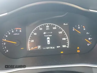 2014 Kia Cadenza Premium with VIN KNALN4D7XE5138813, listed as a Copart auction lot 41406165 with 107,176 mi miles and Salvage Title. Bid and sale history available at carsss.com. Image 9.