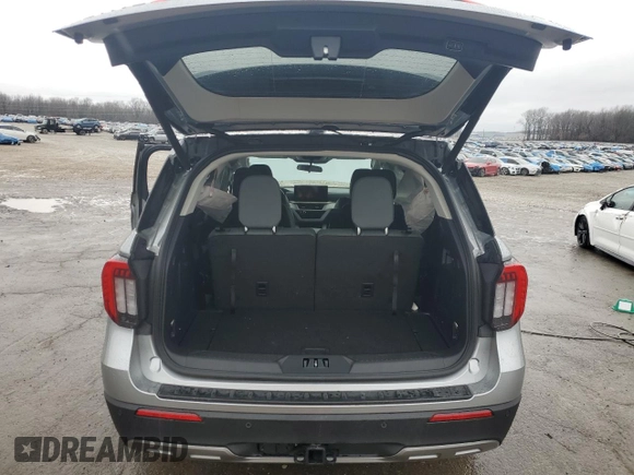 2025 Ford Explorer Active with VIN 1FMUK8DH0SGA67844, listed as a Copart auction lot 43166895 with 1,619 mi miles and Salvage Title. Bid and sale history available at carsss.com. Image 6.