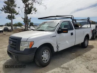 2011 Ford F-150 XL with VIN 1FTNF1CT1BKE20289, listed as a Copart auction lot 67071124 with 261,315 mi miles and Salvage title. Bid and sale history available at DreamBid. Image 1.