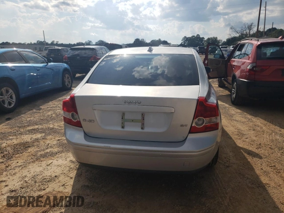 2007 Volvo S40 2.4L with VIN YV1MS382972251594, listed as a Copart auction lot 72274094 with 121,082 mi miles and Salvage Title. Bid and sale history available at carsss.com. Image 6.