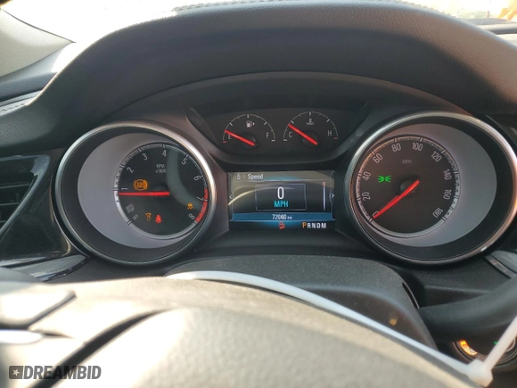 2018 Buick Regal Sportback Preferred with VIN W04GL6SX9J1048783, listed as a Copart auction lot 71036274 with 72,060 mi miles and Salvage Title. Bid and sale history available at carsss.com. Image 9.