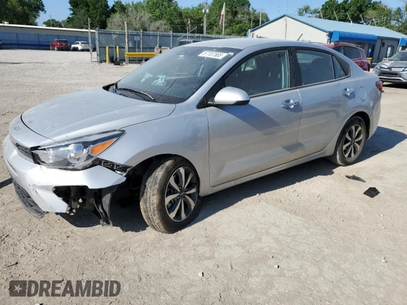 2023 Kia Rio S z VIN 3KPA24AD1PE605704, wystawiony jako Copart lot #57707585 z przebiegiem 36 526 mil mil oraz Szkoda całkowita • Salvage title. Historia ofert i sprzedaży dostępna na DreamBid. Obrazek 1.