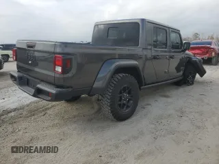 2024 Jeep Gladiator Sport S with VIN 1C6HJTAG8RL128891, listed as a Copart auction lot 44198995 with 1,189 mi miles and Salvage title. Bid and sale history available at DreamBid. Image 3.