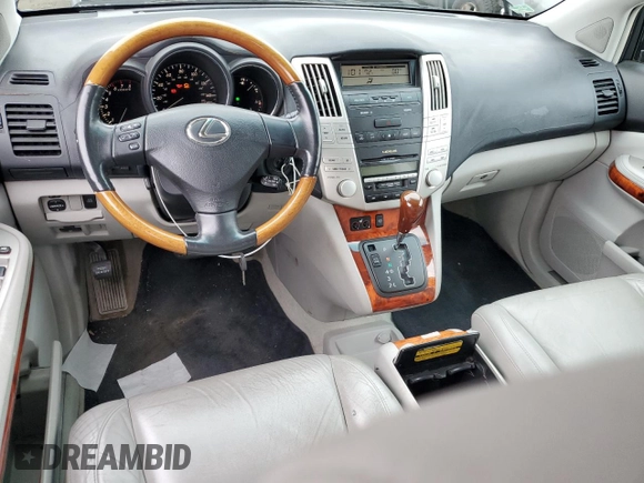 2004 Lexus RX 330 with VIN 2T2HA31U74C007666, listed as a Copart auction lot 56555585 with 200,169 mi miles and Salvage Title. Bid and sale history available at DreamBid. Image 8.
