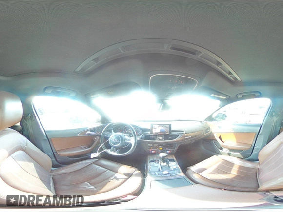2013 Audi A6 3.0T Prestige with VIN WAUHGAFC6DN054057, listed as a Copart auction lot 44455985 with 121,395 mi miles and Salvage Title. Bid and sale history available at carsss.com. Image 12.