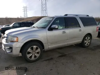 2015 Ford Expedition EL Platinum with VIN 1FMJK1MTXFEF33733, listed as a Copart auction lot 49743085 with 136,865 mi miles and Clean Title. Bid and sale history available at carsss.com. Image 1.