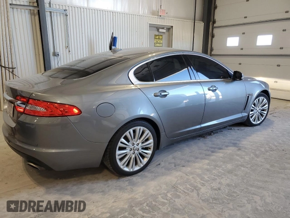 2013 Jaguar XF V6 SC with VIN SAJWJ0EF7D8S85003, listed as a Copart auction lot 81344714 with 69,245 mi miles and Salvage Title. Bid and sale history available at carsss.com. Image 3.